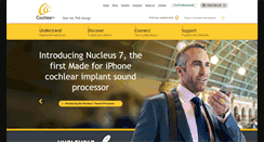 Desktop Screenshot of cochlear.com