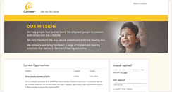 Desktop Screenshot of careers.cochlear.com